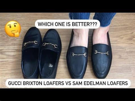 gucci vs sam edelman loafers|Gucci Brixton Loafer Review (& Alternatives) .